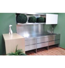 STAINLESS STEEL kitchen cabinet